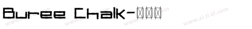 Buree Chalk字体转换